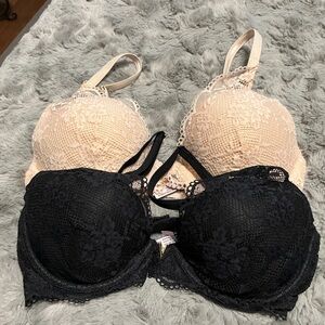 Two Victoria’s Secret Lace Bras - 34D